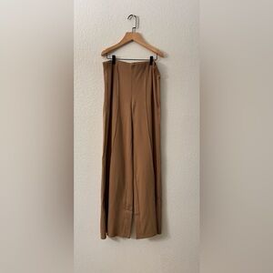 Chic Tan Wide Leg Women's Pants